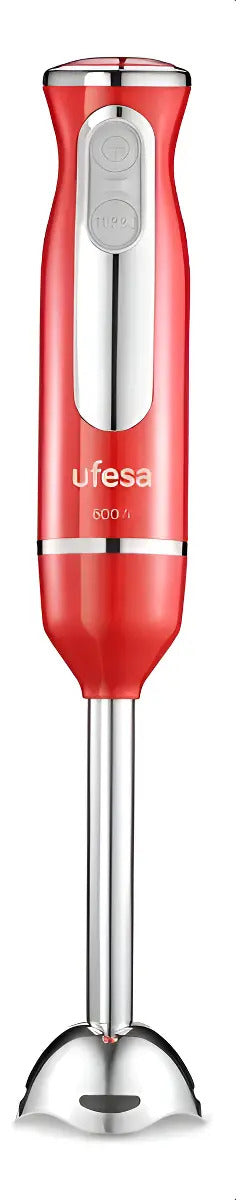 Mixer Ufesa Con Batidor Y Picador 600w Bp3443 - Rojo/acero Inoxidable