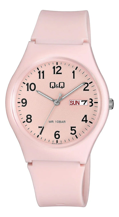 Reloj Q&q Silicona Dama 38mm A212j005y - Rosa