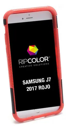 Carcasa Para Samsung J7 2017 Ripcolor - Rojo