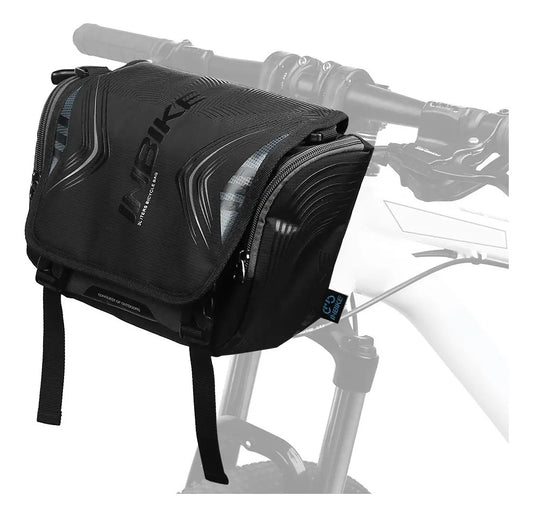 Bolso Delantero Bicicleta Morral Impermeable H-9 Inbike Qofe Negro