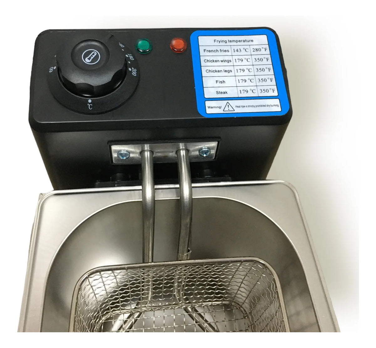 Freidora Eléctrica Con Aceite 4 Lt Gourmet Acero - Plateado 50