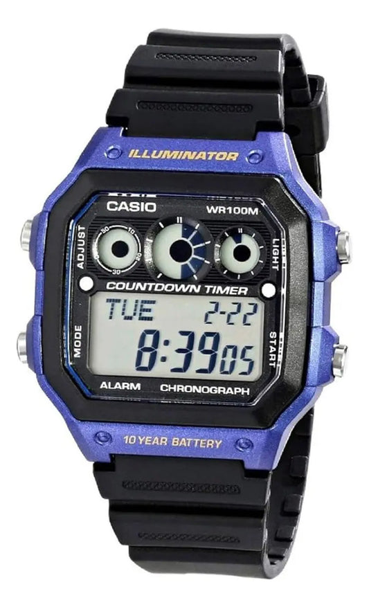 Reloj Casio Ae-1300wh-2a Sport Digital - Negro