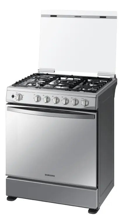 Cocina Samsung A Gas 5 Hornallas 115 L Inox Sanx52a7422cs Qo Espejado