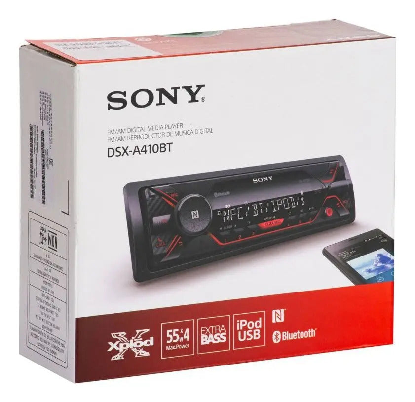 Estéreo Sony Bluetooth Usb Aux Dsx-a410bt