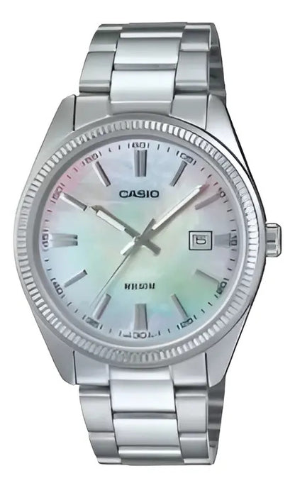Reloj Casio Hombre Metal 44mm Mtp-1302ds7a - Plateado