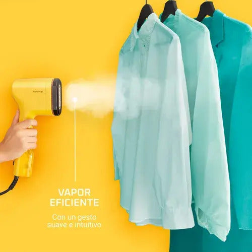 Plancha De Vapor Vertical Rowenta Pure Pop - Amarillo