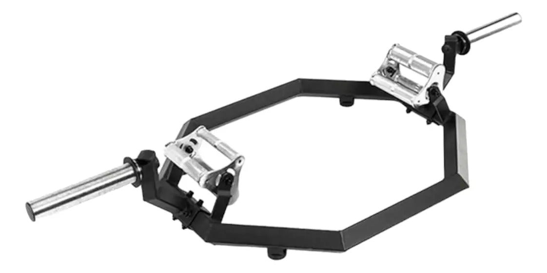 Barra Olímpica Profesional Trap 18kg Hexagonal Livepro Negro