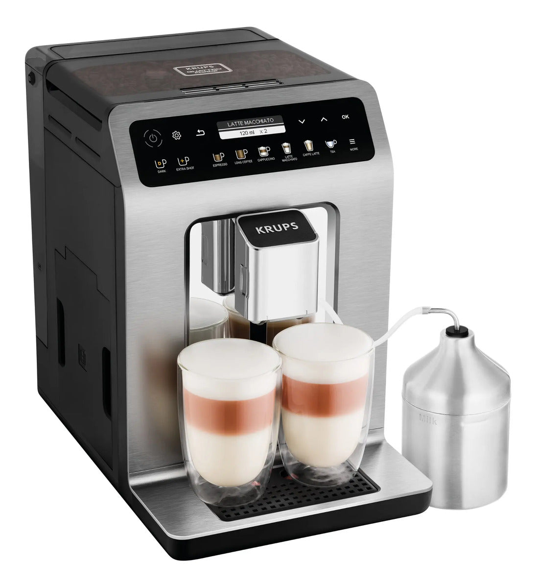 Cafetera Espresso Krups Evidence Ea894t10 - Titanio