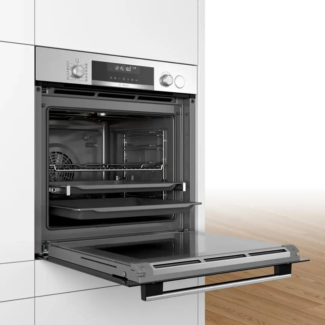 Horno De Empotrar Bosch Hrg5785s6 Serie 6 C/vapor - Gris