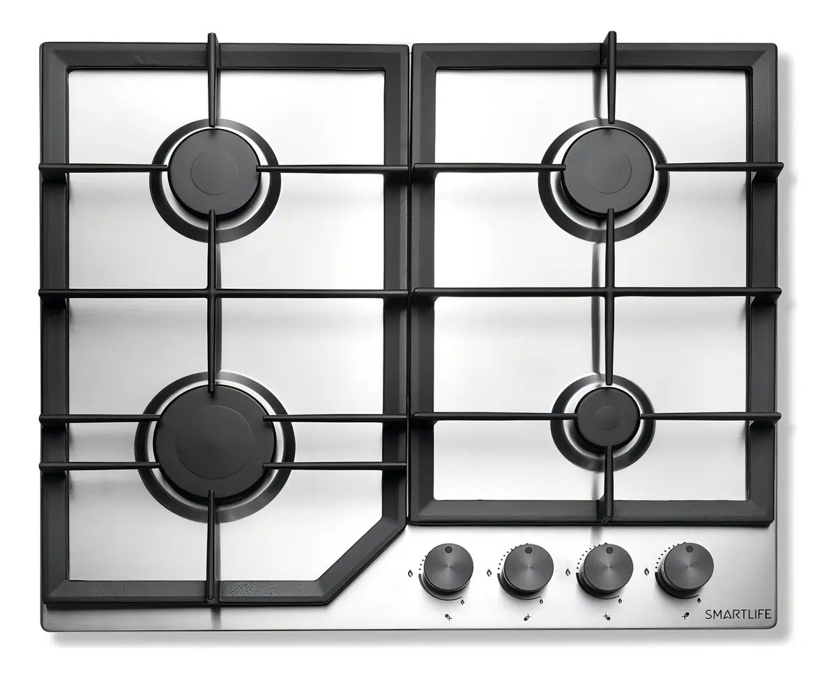 Anafe A Gas Smartlife 4 Hornallas Inox Sl-a6060gc Gris