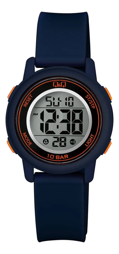 Reloj Q&q Digital Dama 34mm M208j009y - Azul Oscuro