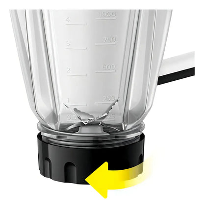 Licuadora Philips 1.200 W 3 Litros Hr2242/92 - Negro