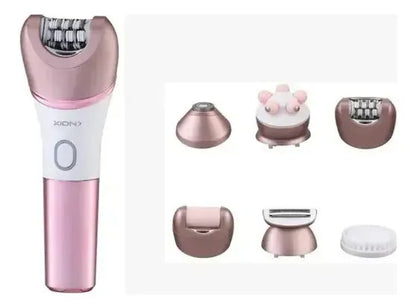 Depiladora Inalámbrica Xion 6 En 1 Xi-epilator6x1 Blanco