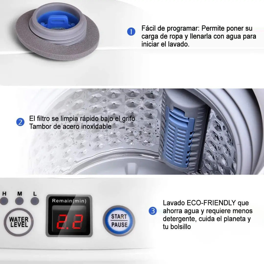 Lavarropas Automático Futura 4kg Fut4-1508f - Blanco
