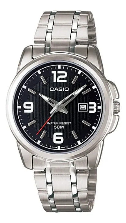 Reloj Casio Metal Dama 33mm Ltp-1314d-1avdf - Negro Violeta Gris