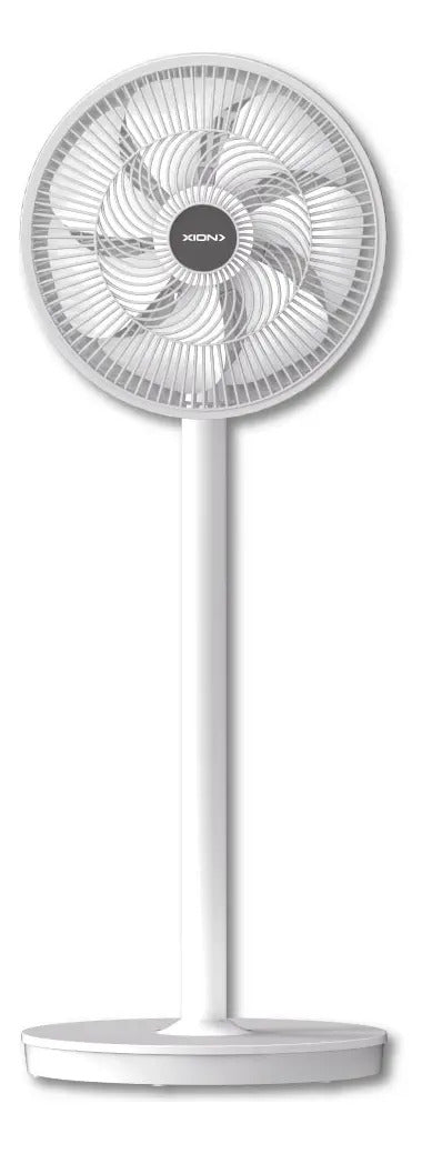 Ventilador De Pie Xion Slim Design 30cm Xi-v12 - 76.2 Cm 50/60hz Blanco Plástico 9