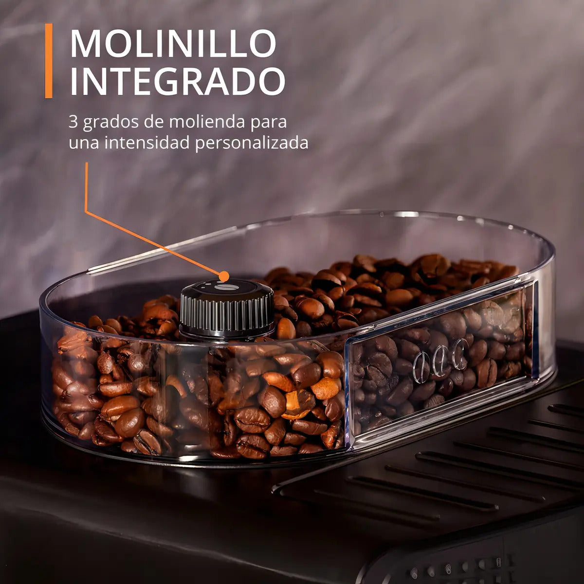 Cafetera Expreso Krups Espumador Y Molinillo - Negro