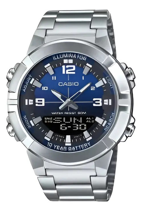 Reloj Casio Metal 51mm Amw-870da2a1 - Plateado