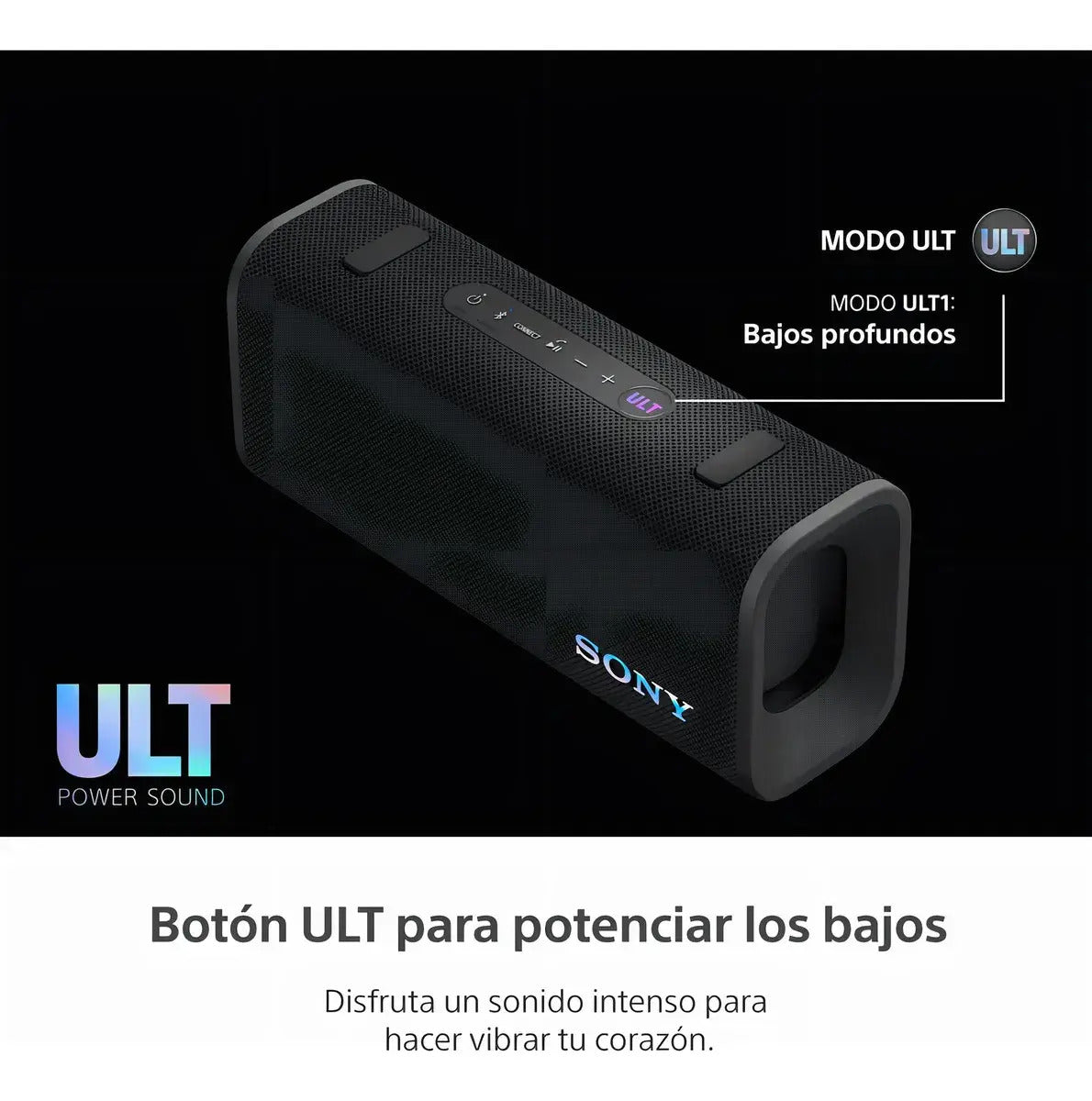 Parlante Portátil Inalámbrico Sony Ult Field 3 Srs-ult30 Qof Negro
