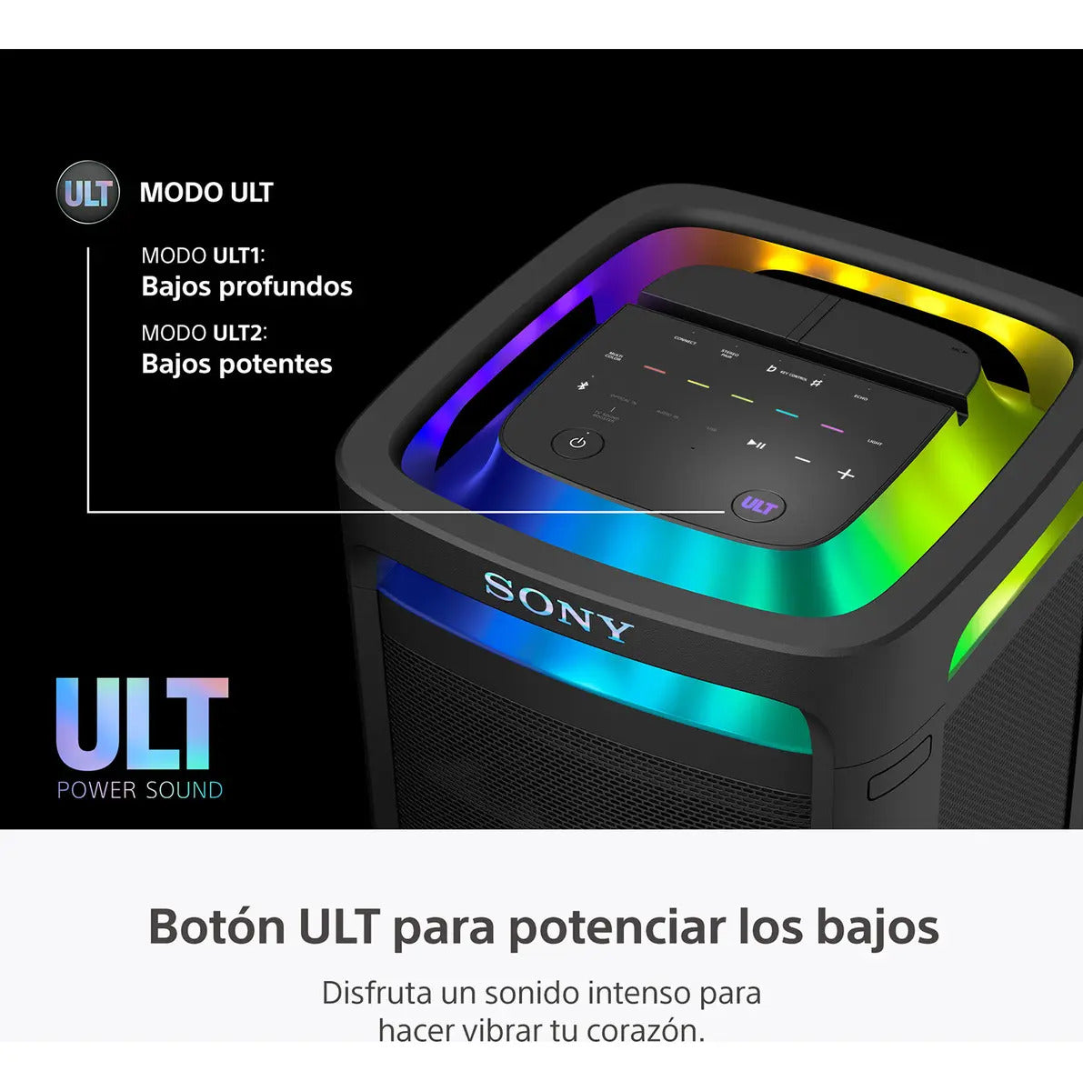 Parlante Bluetooth Sony Ult Tower 9 Srs-ult900ac/c Negro