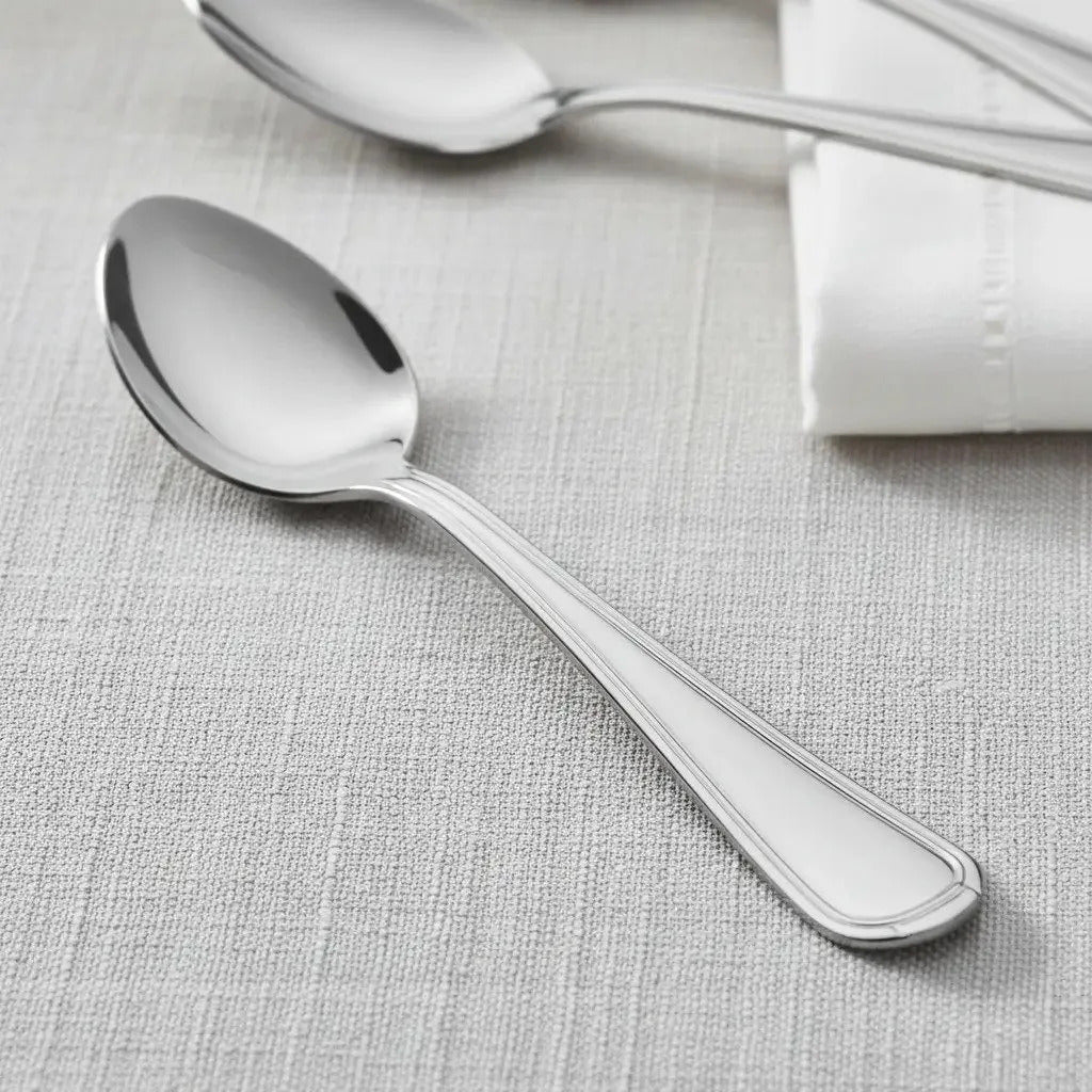 12 Cucharas De Postre Acero British- 29 Gr Kutt