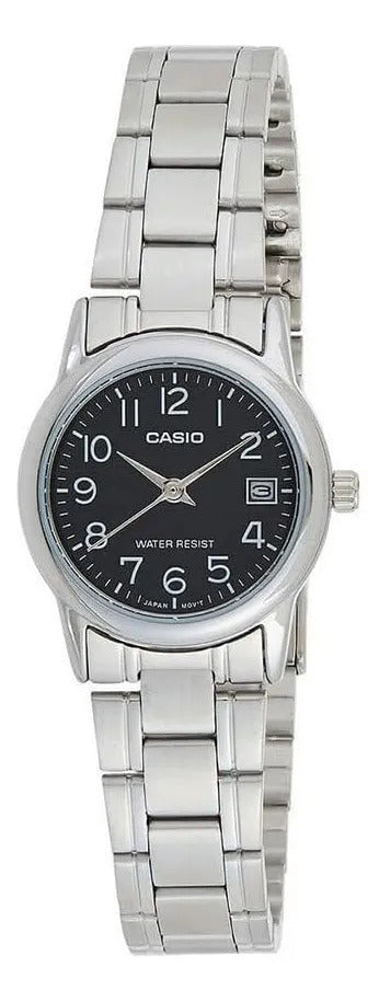 Reloj Casio Metal Dama Ltp-v002d-1b - Plateado