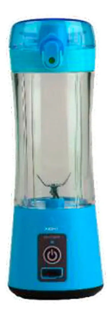 Licuadora Personal Inalámbrica Usb Xion 380ml Xi-li6 Celeste