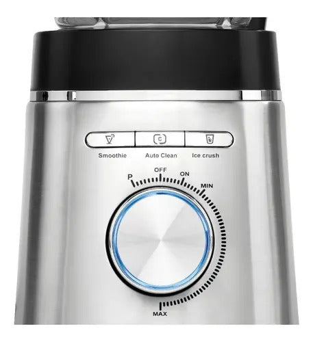 Licuadora Smartlife Jarra Vidrio 1,75 L 1400w Bl1402 Acero Inoxidable