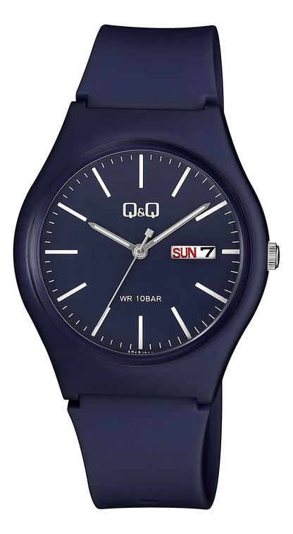 Reloj Q&q Silicona Hombre 38mm A212j012y - Negro