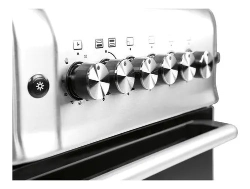 Cocina A Gas Smartlife 50x55cm Inox Sl-ks5055g - Plateado