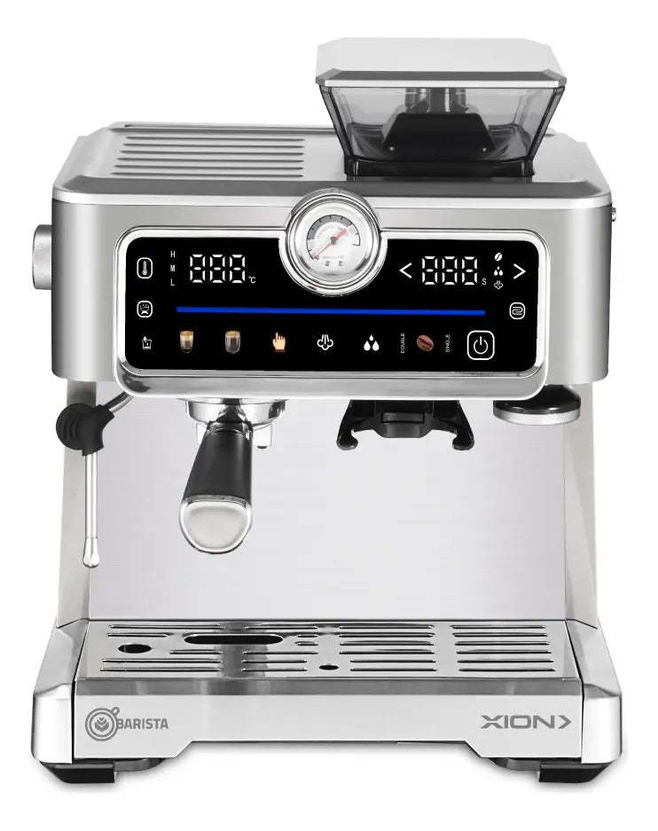 Cafetera Espresso Y Capuccino Barista Xion Xi-cm90 Gris
