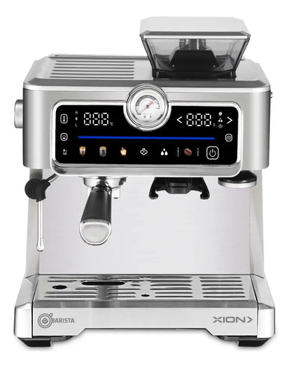 Cafetera Espresso Y Capuccino Barista Xion Xi-cm90 Gris