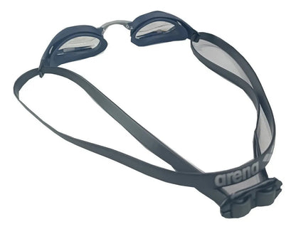 Lentes De Natación Fina Cobra Core Swipe 150 Anti-fog Arena Gris