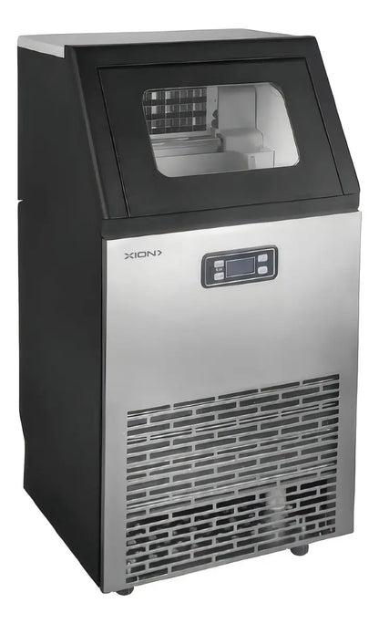 Fabricadora De Hielo Pro 45kg/24h Xion Xi-ice45pro Negro