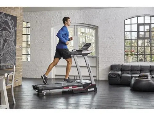 Caminador Plegable Jet100 + Bluetooth Reebok - Negro Con Gris