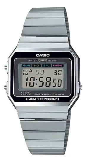 Reloj Casio Digital A-700w-1a - Plateado