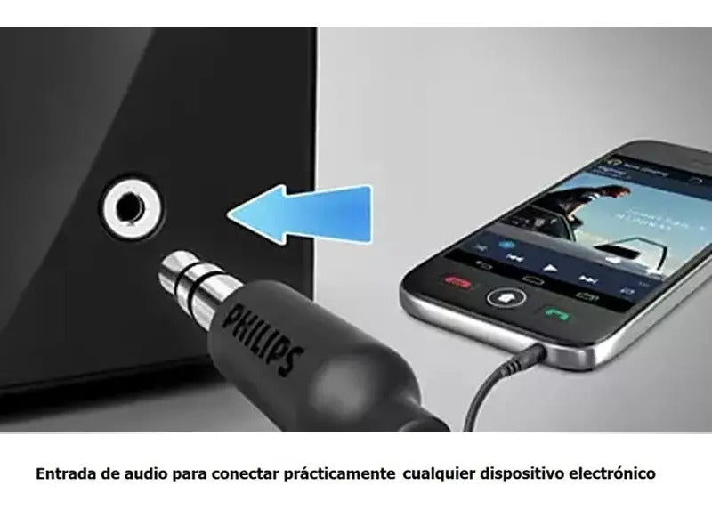 Parlante Inalámbrico Bt Philips Con Radio Bt60 - Negro