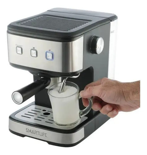 Cafetera Espresso Smartlife 20 Bares Sl-ec8501 - Gris