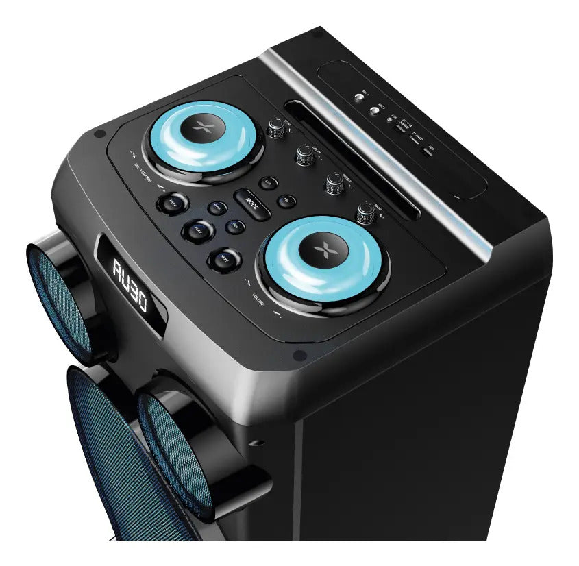 Sistema De Audio Xion 28000w Pmpo Recargable Xi-xt980 Negro