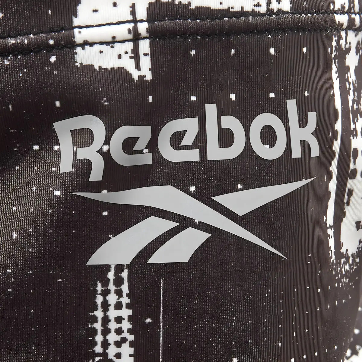 Cuello Térmico Running Reebok - Negro Estampado Talle Unico