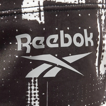 Cuello Térmico Running Reebok - Negro Estampado Talle Unico