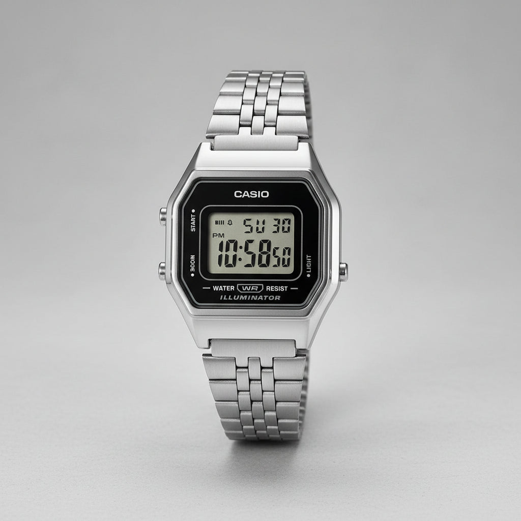Reloj Casio Digital Metal La-680wa-1d - Plateado