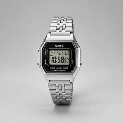Reloj Casio Digital Metal La-680wa-1d - Plateado