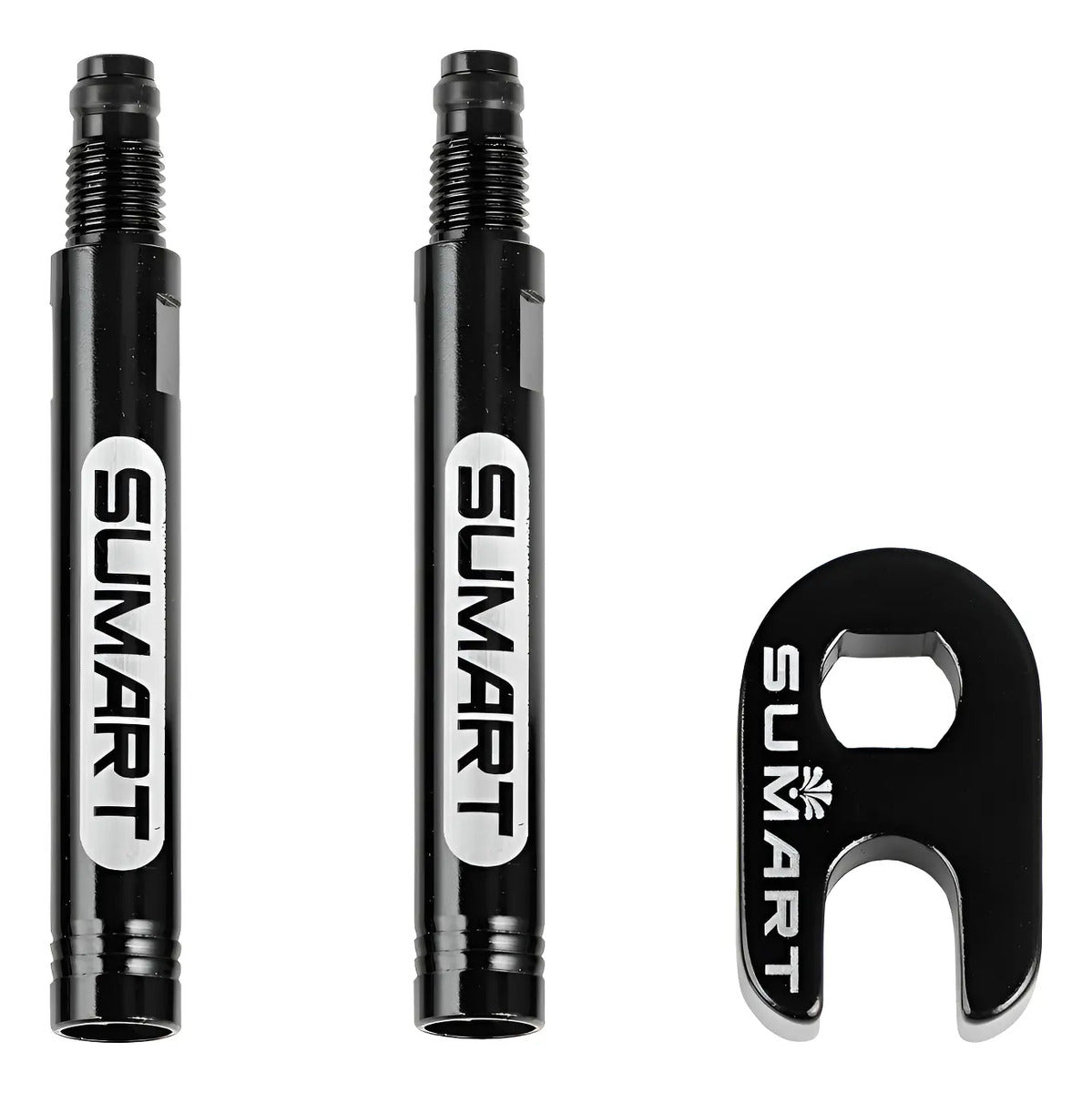 Tubeless Presta Kit Extensión De Válvula Sumart - Negro