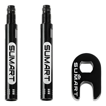 Tubeless Presta Kit Extensión De Válvula Sumart - Negro