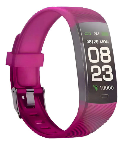 Smart Watch Xion X-watch55 - Negro Liso Púrpura