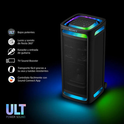 Parlante Bluetooth Sony Ult Tower 9 Srs-ult900ac/c Negro