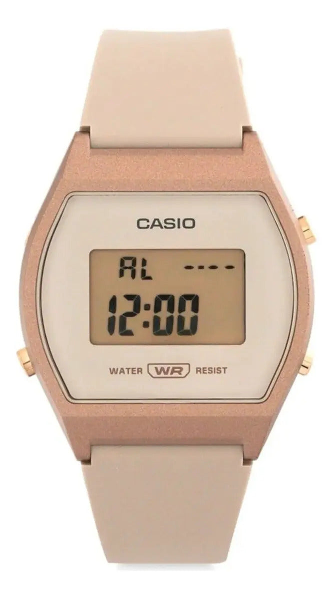 Reloj Casio Lw-204-4a Digital D/hora Crono/alarma Rosa Oro Rosa