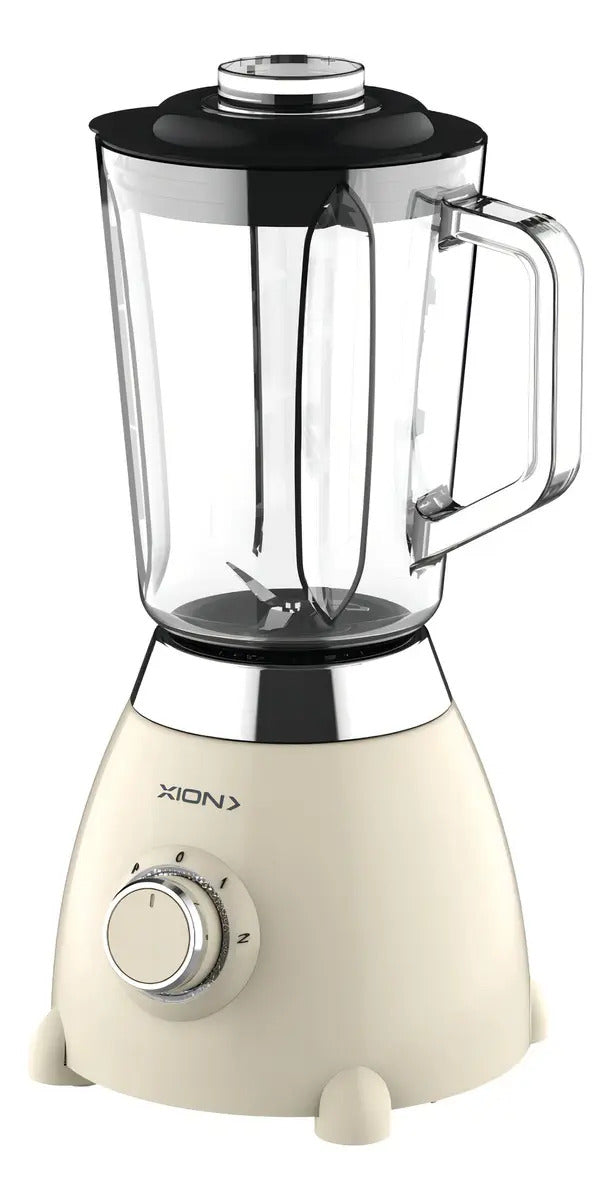 Licuadora Retro Xion 700w Jarra De Vidrio Xi-li1974 Beige