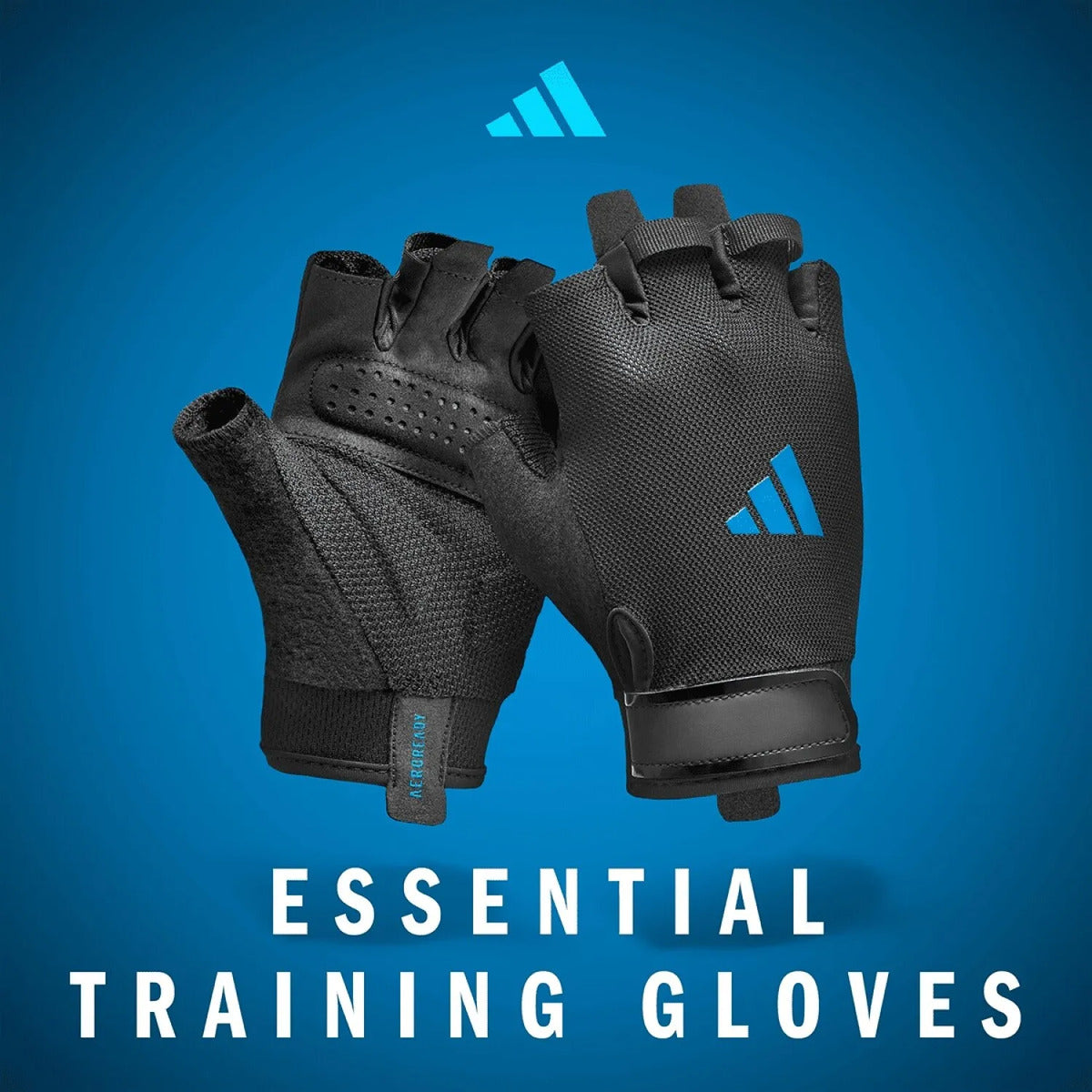 Guantes De Entrenamiento adidas Essential - Azul Liso L